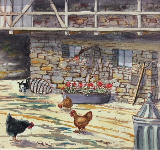 1st prize July ’14 competition – ‘Farmyards’